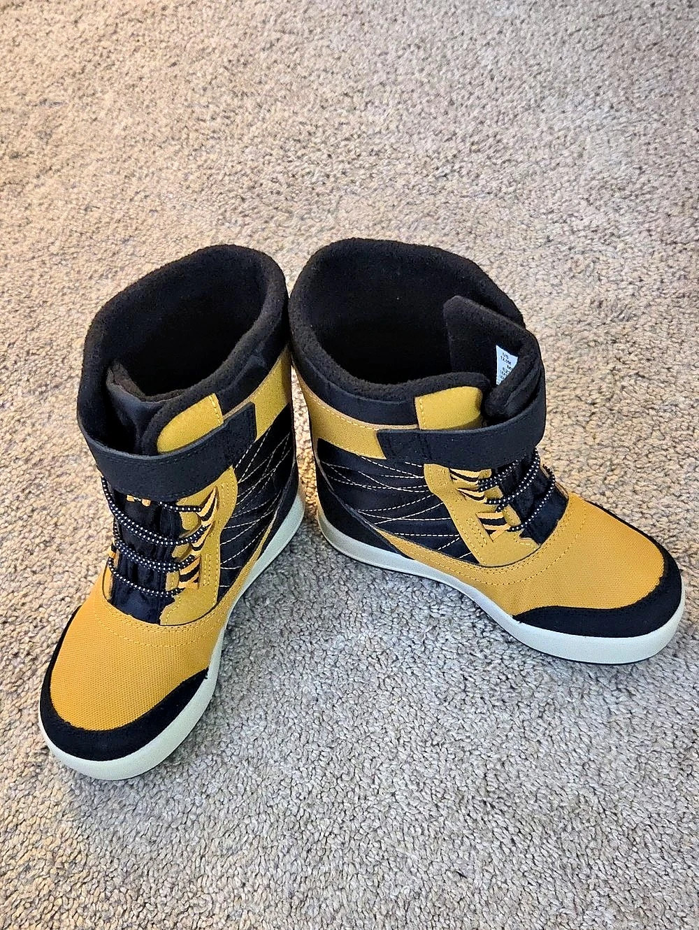Merrell Snow Crush 2 Waterproof Snow Boot Yellow & Black Boys US 12.0M